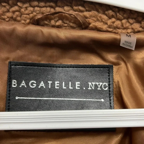 Bagatelle Faux Shearling/Sherpa Teddy Jacket size medium - Picture 2 of 6